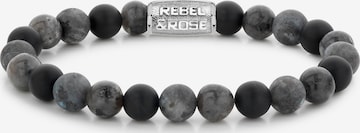 Rebel & Rose Armband in Grau: predná strana