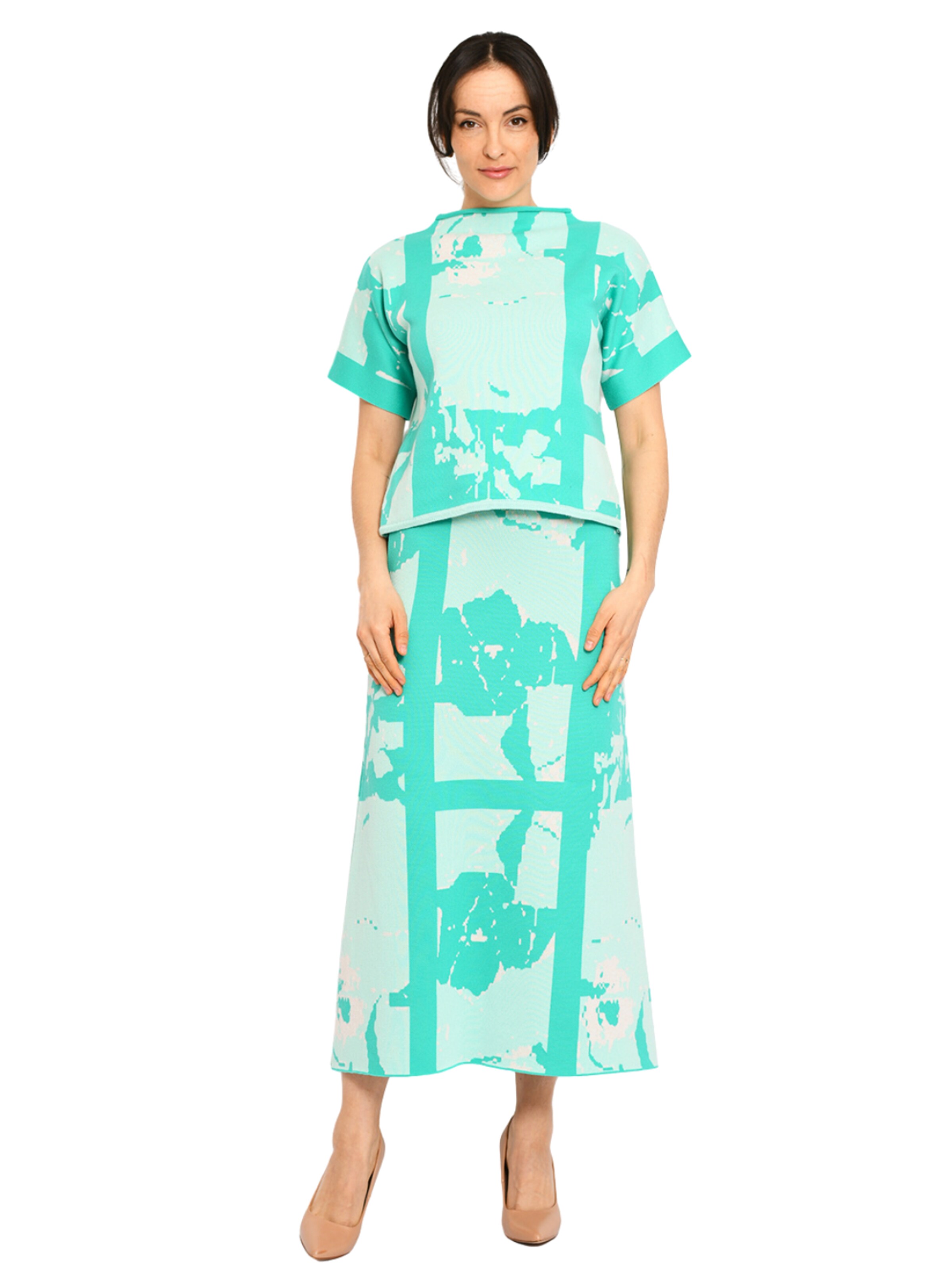 Csillag Zsuzsi - Falda 'Rome' en azul