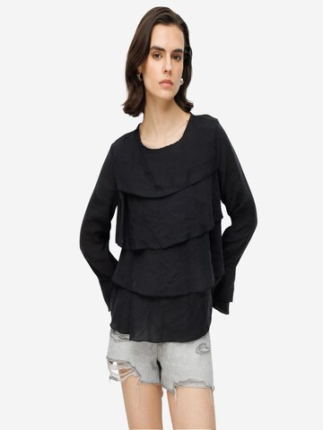 MixRay Blouse 'Blusen' in Zwart