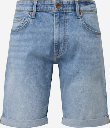 QS Jeans ' John ' in Blauw: voorkant