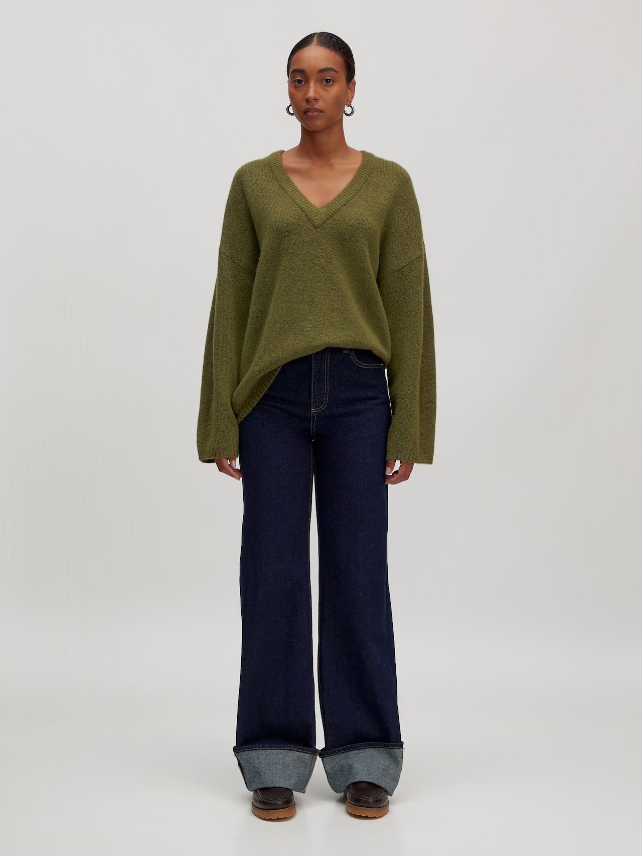 EDITED Produkte Pullover 'Urielle Wool' grün