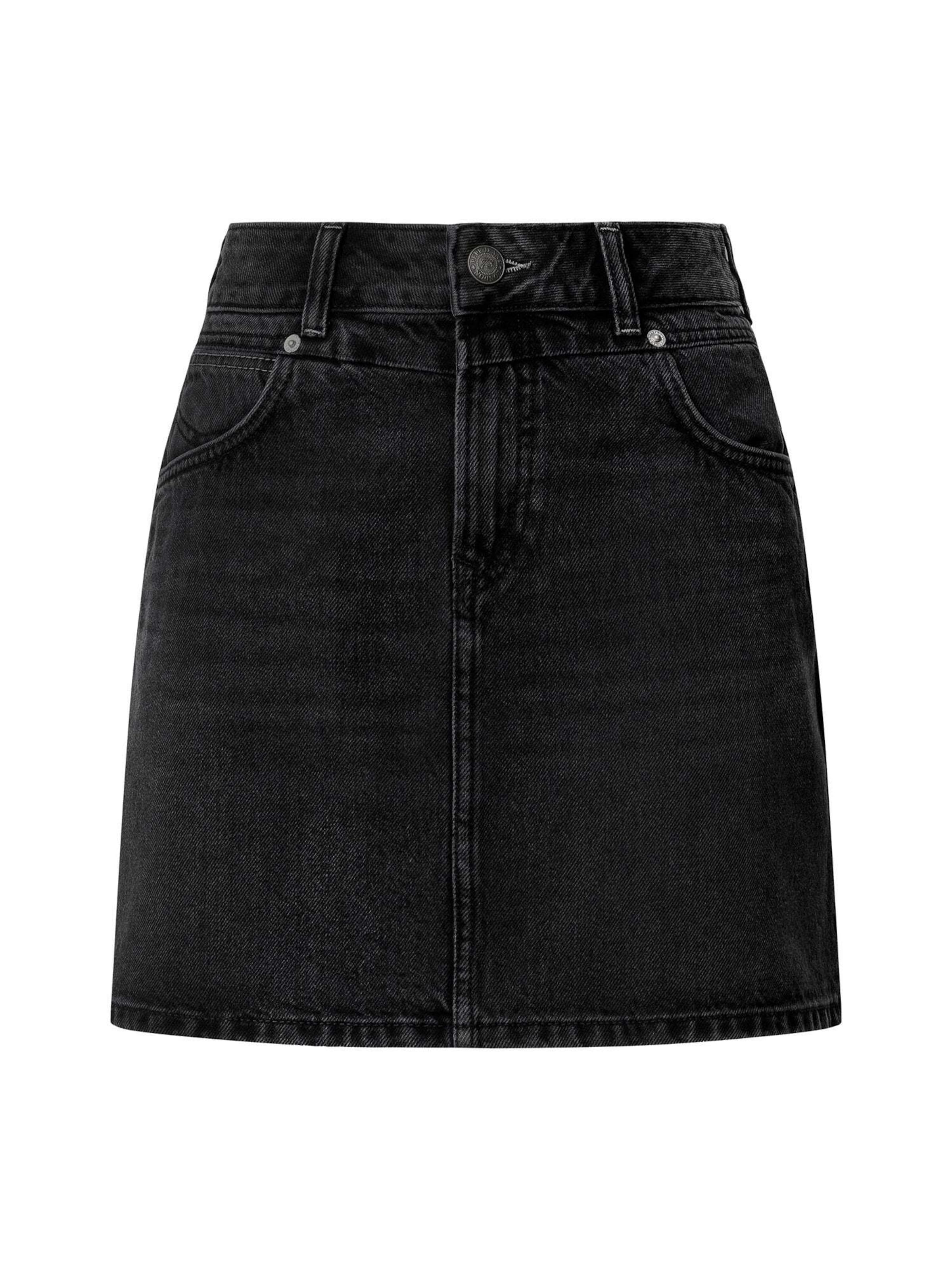Gonna in 40 Pepe Jeans di colore nero denim, Visualizzazione prodotti