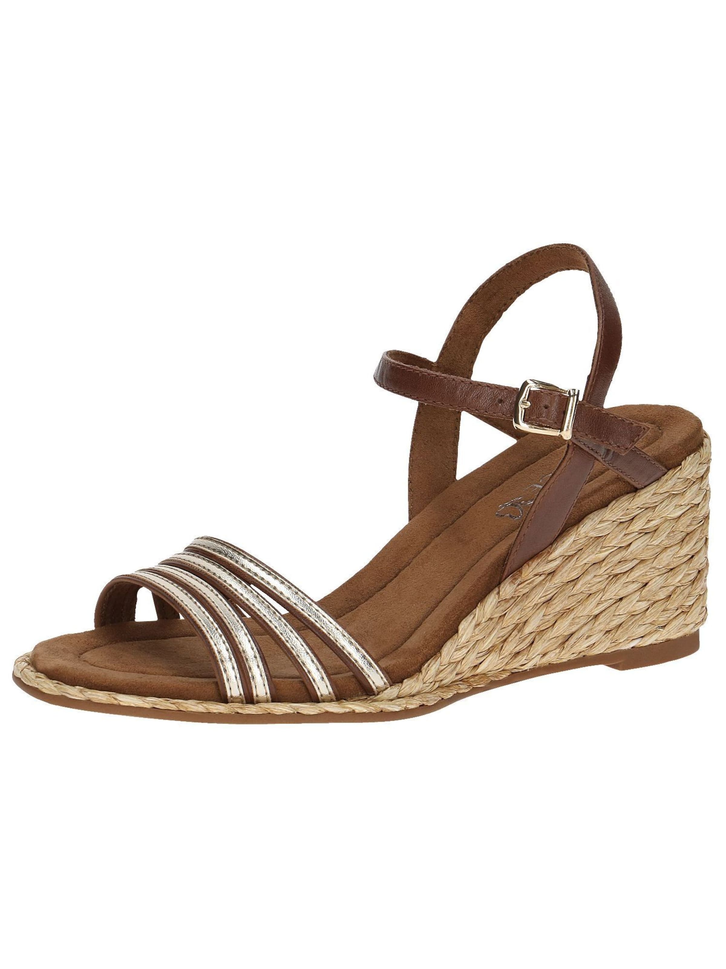 Sandales à lanières CAPRICE en marron : devant