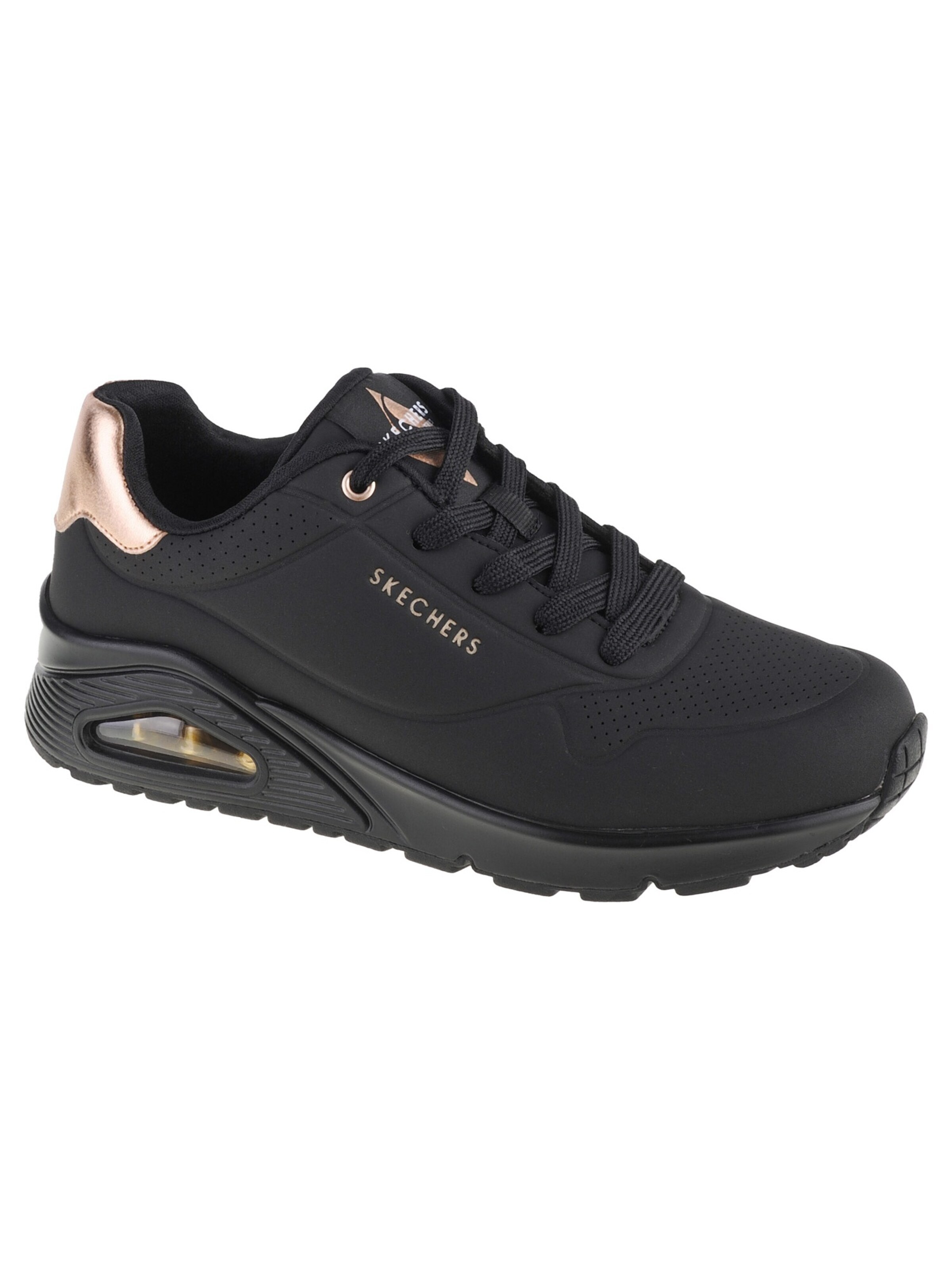 SKECHERS Platform trainers 'Skechers Uno-Golden Air' in Black: front