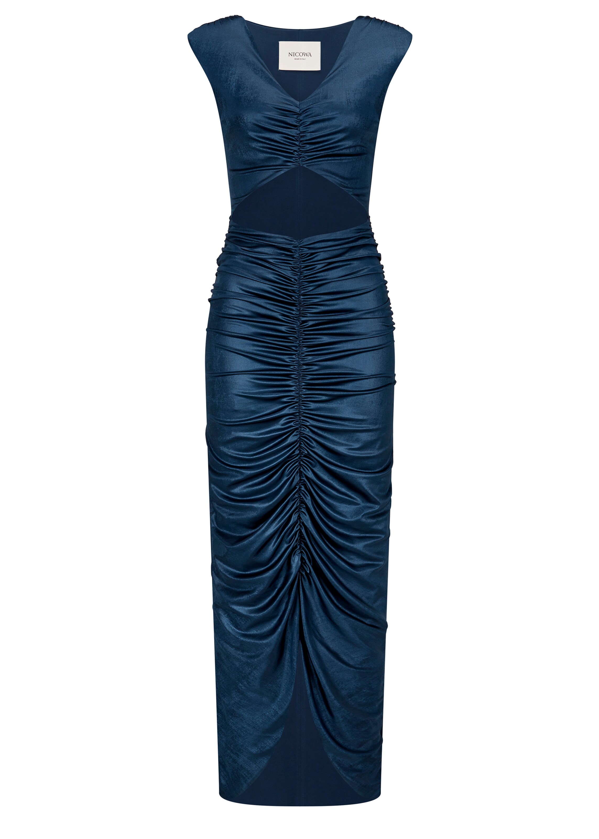 Nicowa Jurk in Blauw: voorkant