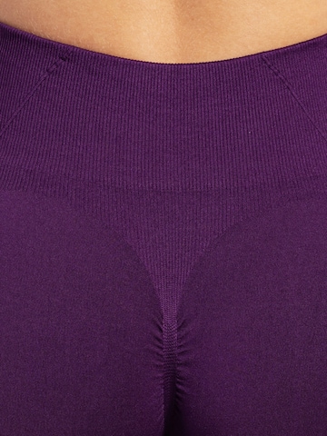 Coupe slim Leggings Smilodox en violet