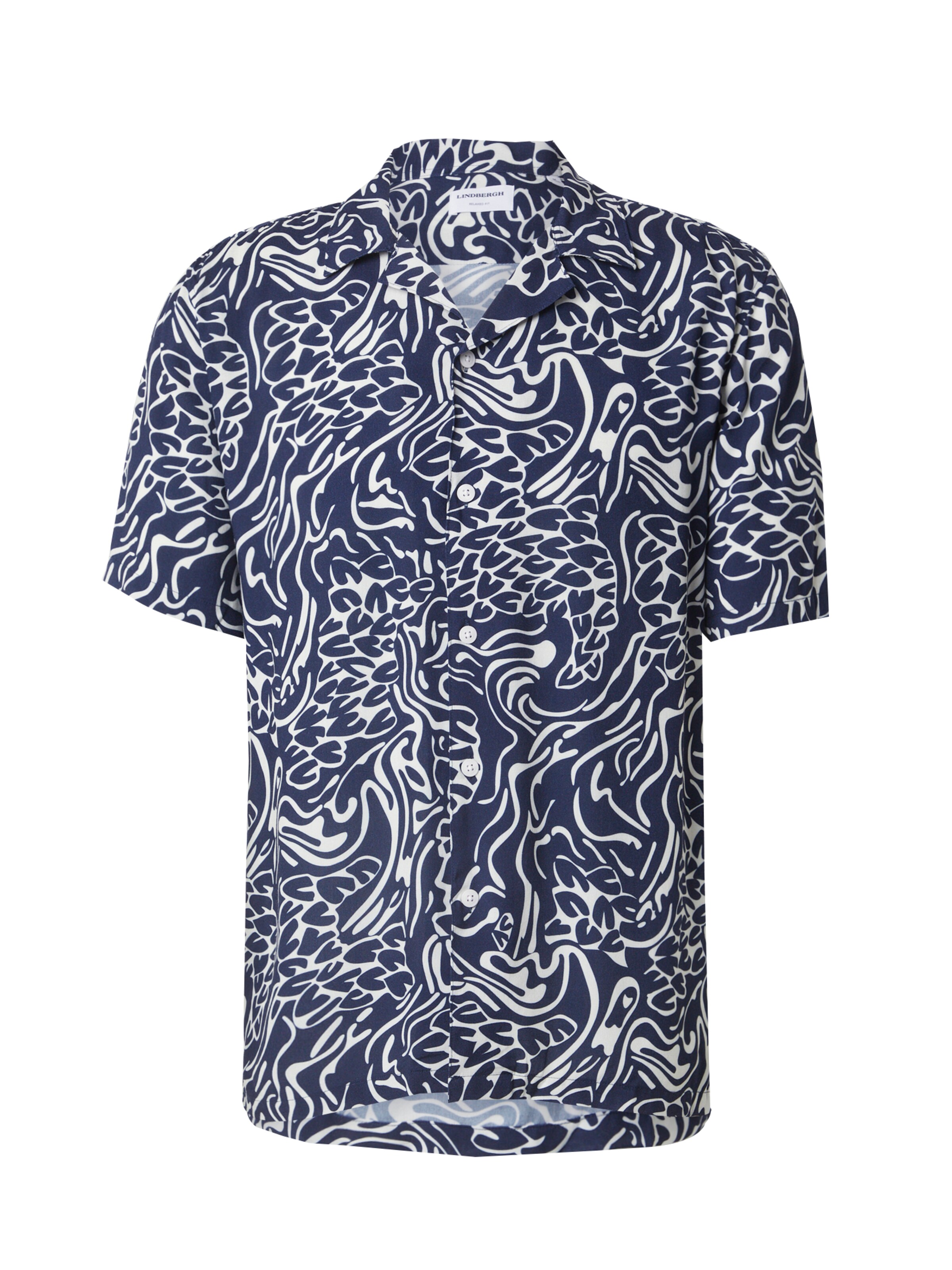 Regular fit Camicia di Lindbergh in blu: frontale