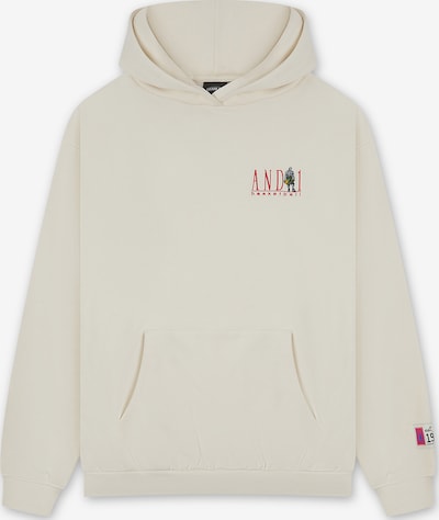 AND1 Sweatshirt in XS in ecru / rot, Produktansicht