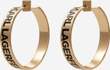 Karl Lagerfeld Обеци в злато: отпред