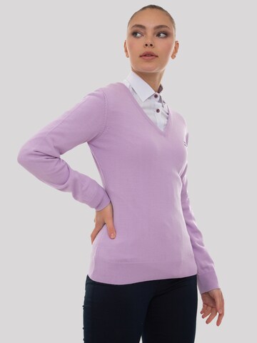 Sir Raymond Tailor Sweater 'Verty' in Purple