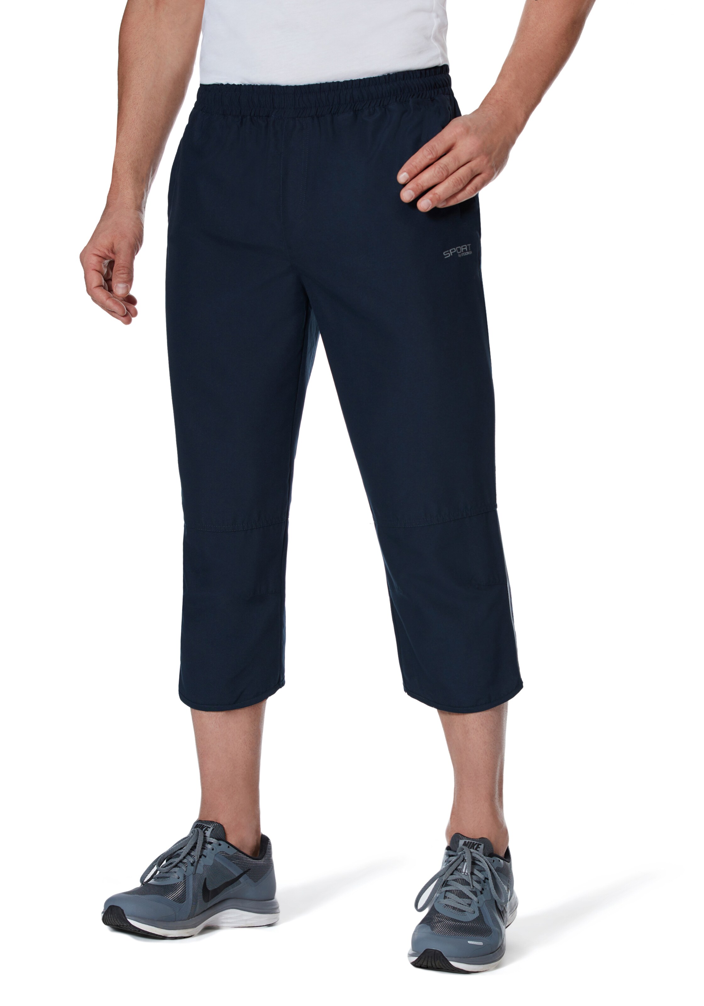 Stooker Men Slimfit Funktionshose in Blau: Vorderseite