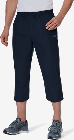 Stooker Men Slimfit Funktionshose in Blau: Vorderseite