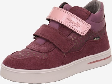 Sneaker 'Stella' de la SUPERFIT pe roșu: față