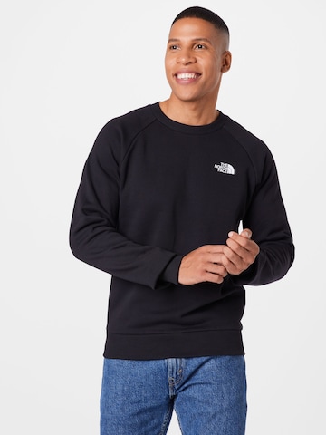 THE NORTH FACE Sweatshirt 'REDBOX' in Black: front