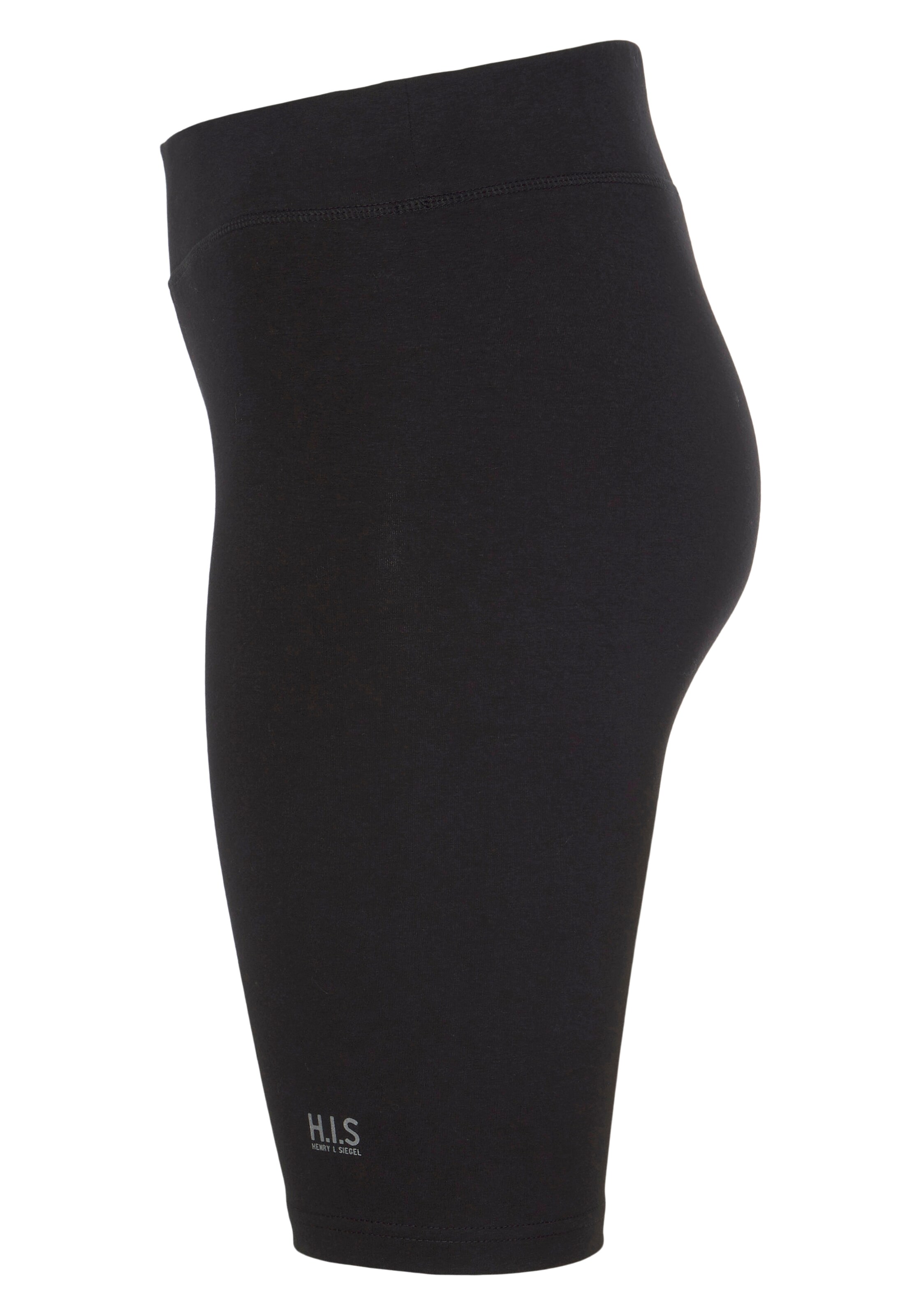 H.I.S Skinny Sporthose in Schwarz