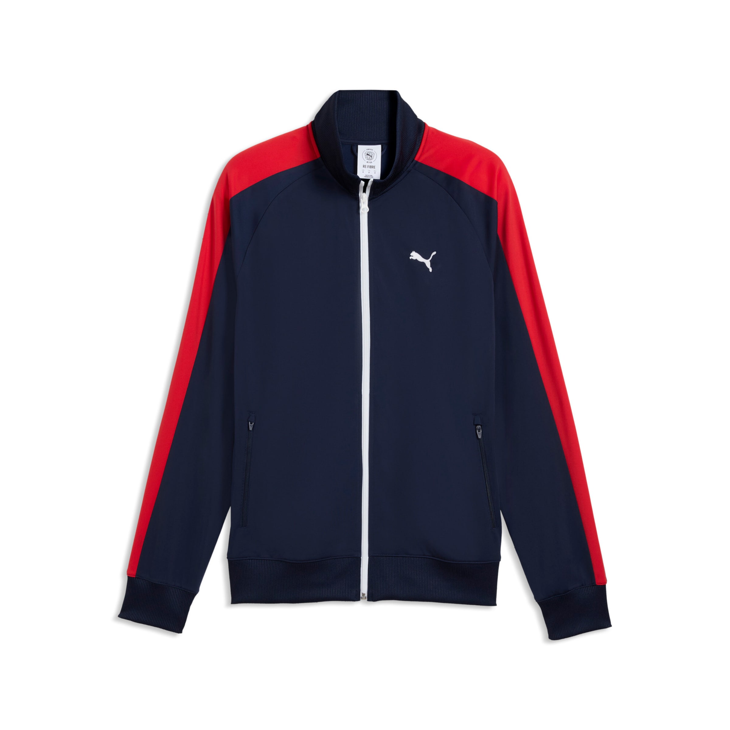 PUMA Athletic Jacket in Blue: front