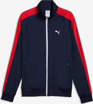PUMA Athletic Jacket in Blue: front