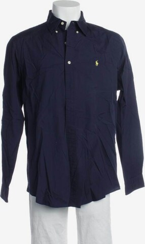 Lauren Ralph Lauren Button Up Shirt in L in Blue: front