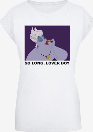 ABSOLUTE CULT T-Shirt 'Little Mermaid - Ursula So Long Lover Boy' in aubergine / lavendel / schwarz / weiß, Produktansicht