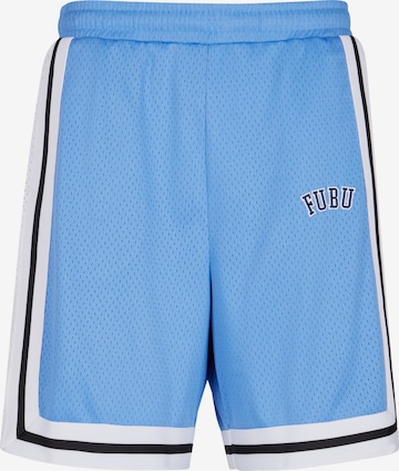 FUBU Loosefit Broek in Blauw: voorkant