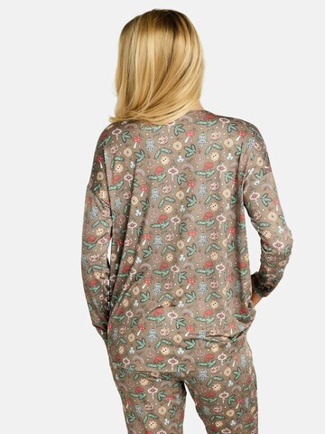 Liberte Essentiel Shirt ' ALMA-LS ' in Bruin