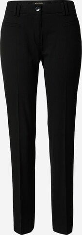 MORE & MORE Regular Pleated Pants 'Hedy' in Black: front