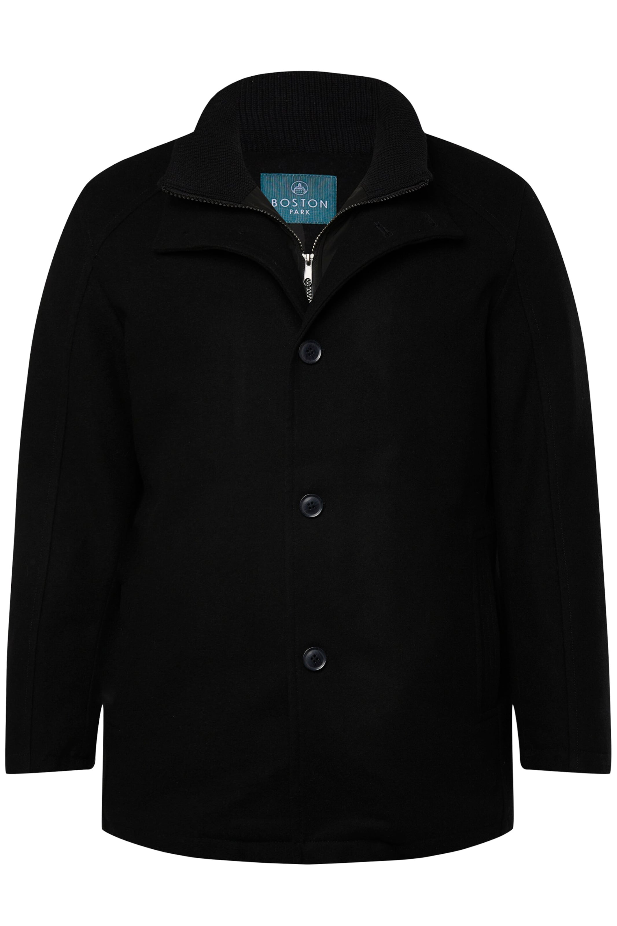 Boston Park Between-seasons coat in Blue: front