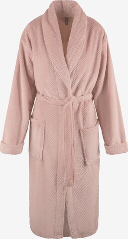 LingaDore Long Bathrobe in Pink: front