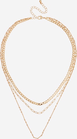 ABOUT YOU Necklace 'Sinja' in Gold: front