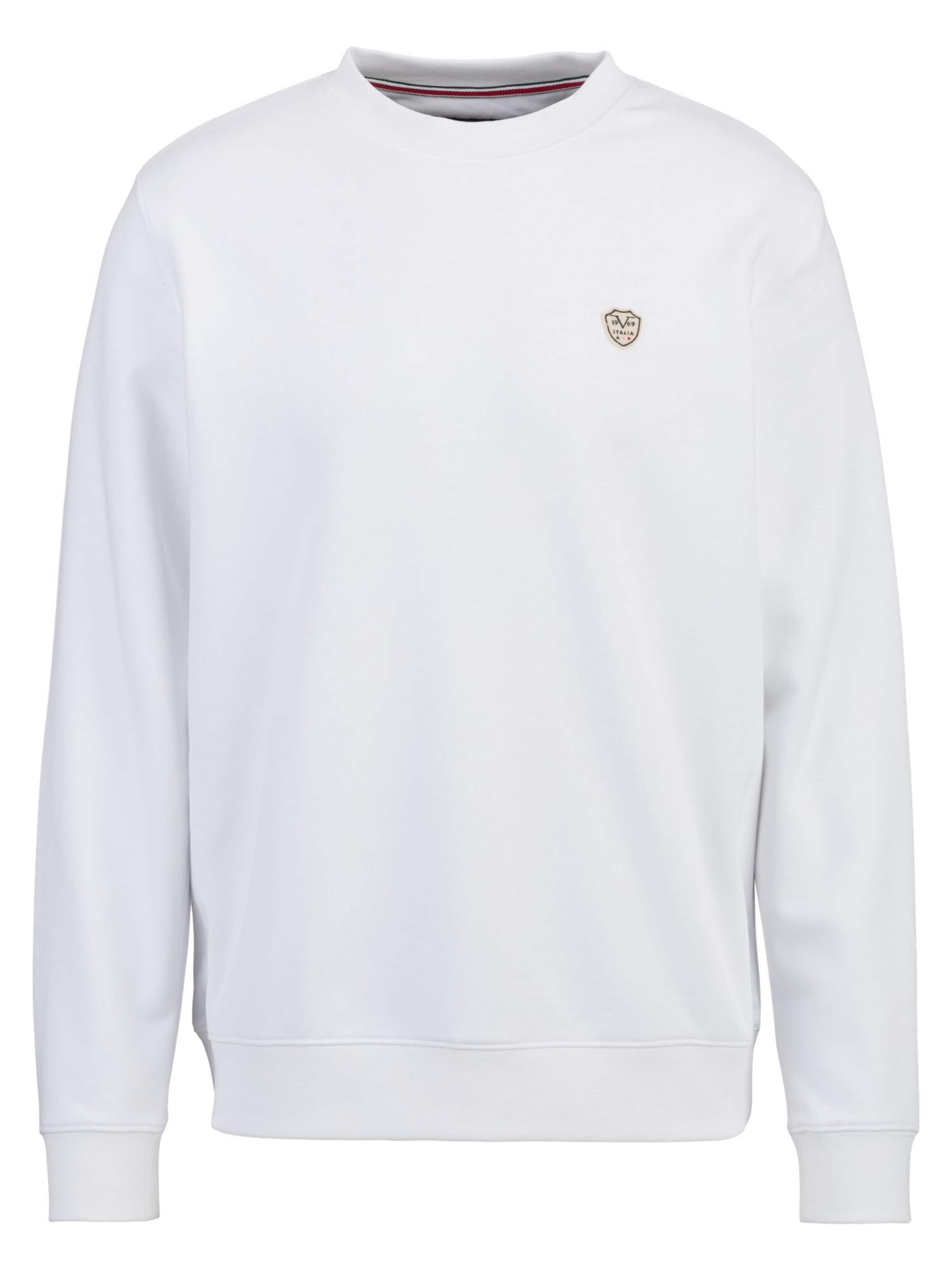 19V69 ITALIA Свитшот 'Nico' в Белый: спереди