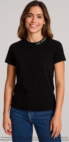 Karl Lagerfeld T-Shirt XS in Schwarz: Vorderseite