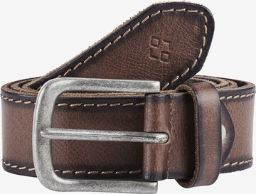 Charles Colby Belt in Brown: front