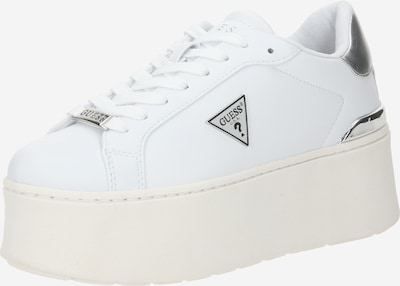 GUESS Sneakers low 'WILLEN' i svart / sølv / hvit, Produktvisning