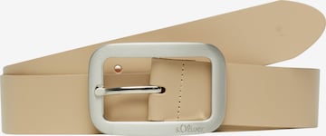 s.Oliver Belt in Beige: front
