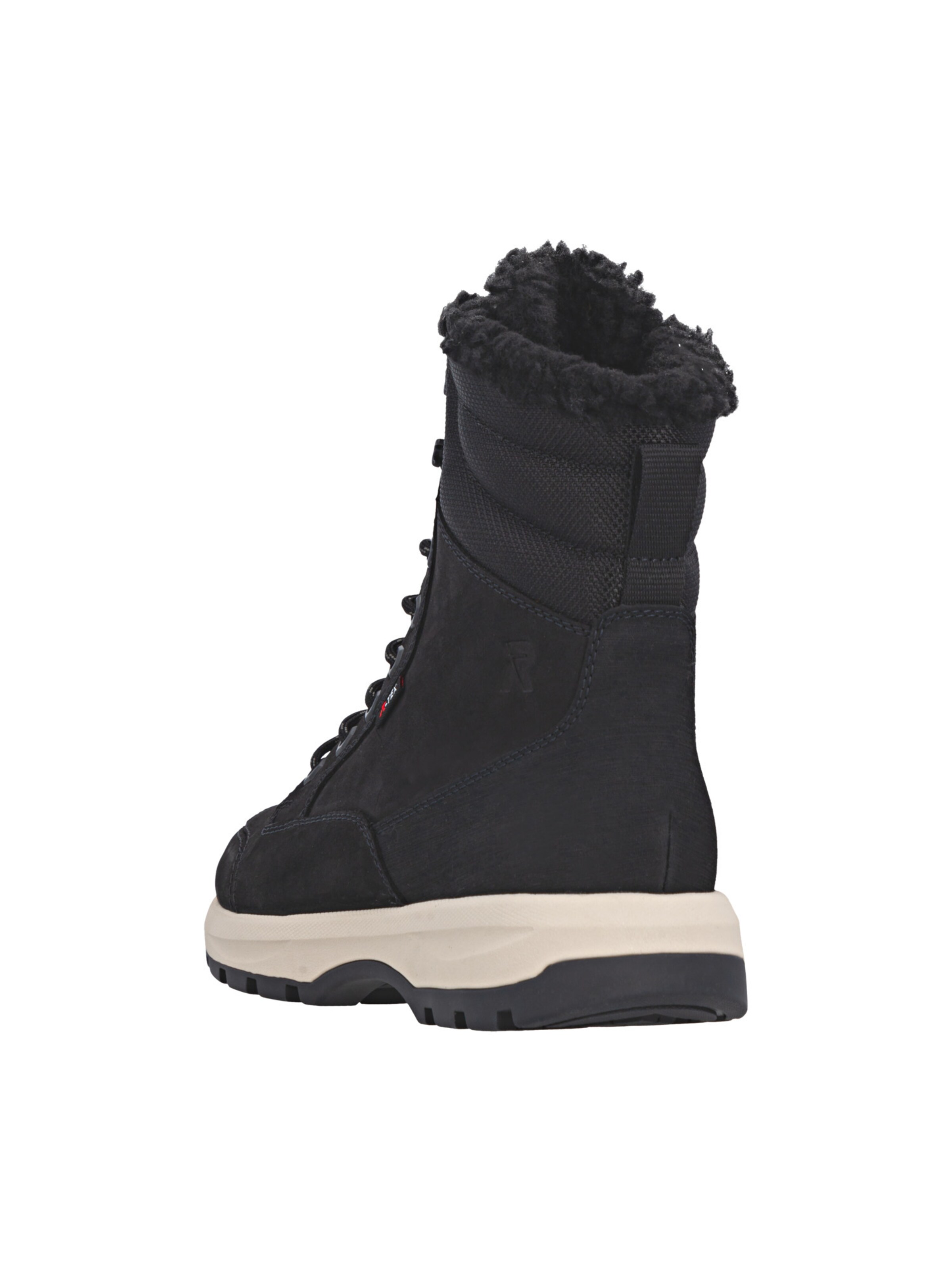 Rieker Lace-Up Boots in Black