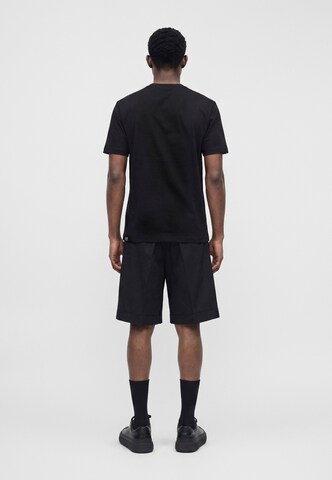 EA7 Emporio Armani Funkcionalna majica | črna barva: zadnja stran