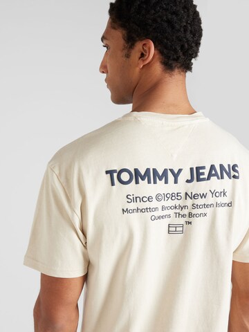 Tommy Jeans T-shirt 'Essential' i beige