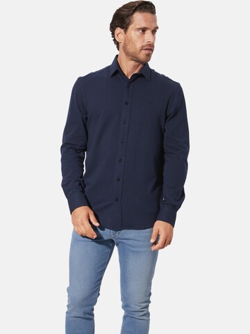 BABISTA Regular fit Overhemd 'Branar' in Blauw: voorkant