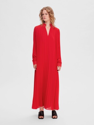 Robe SELECTED FEMME en rouge : devant