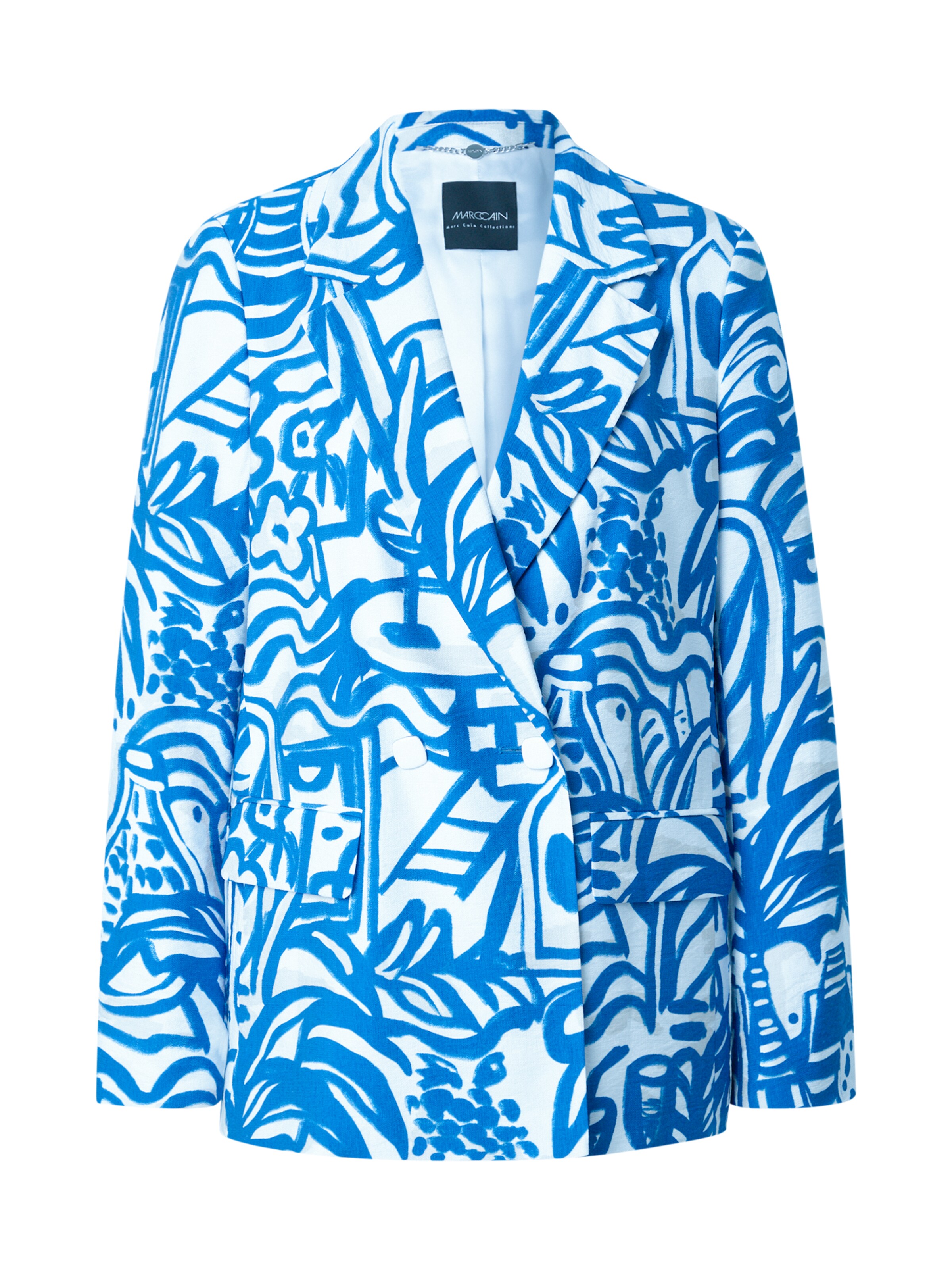 Marc Cain Блейзър в синьо: отпред