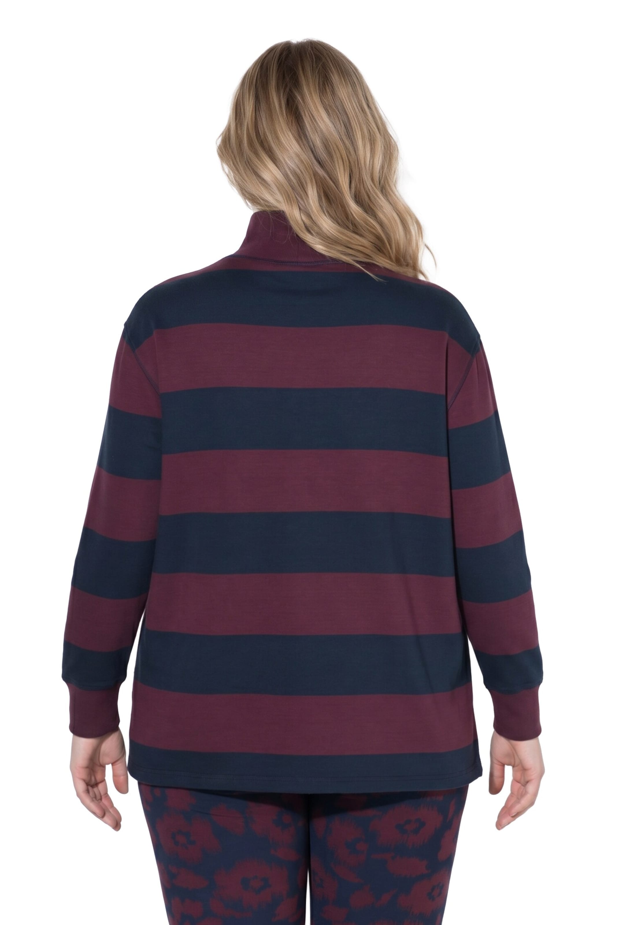 Ulla Popken Sweatshirt in Blau