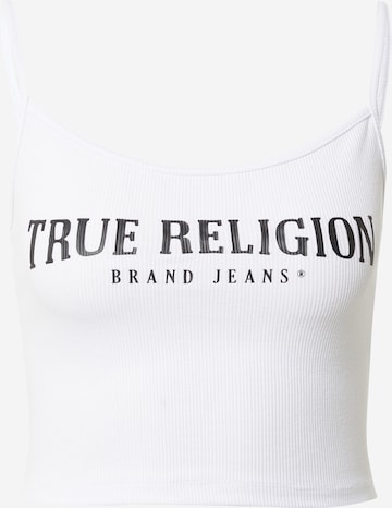 True Religion Top | bela barva: sprednja stran