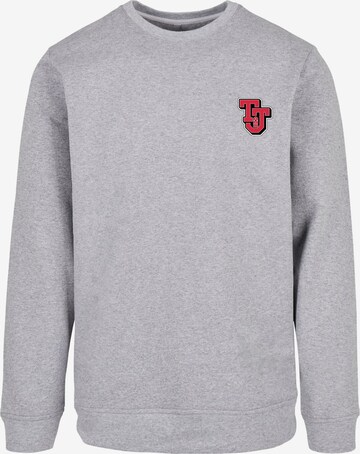 ABSOLUTE CULT Sweatshirt 'Tom And Jerry - Collegiate' in Grey: front