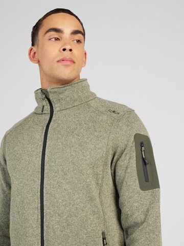CMP Regular fit Athletic Fleece Jacket in Green