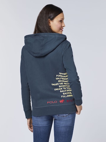 Polo Sylt Zip-Up Hoodie in Blue