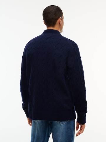 TOMMY HILFIGER Strickjacke in Blau