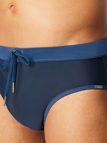 SCHIESSER Bathing trunks ' Ocean Swim ' in Blue