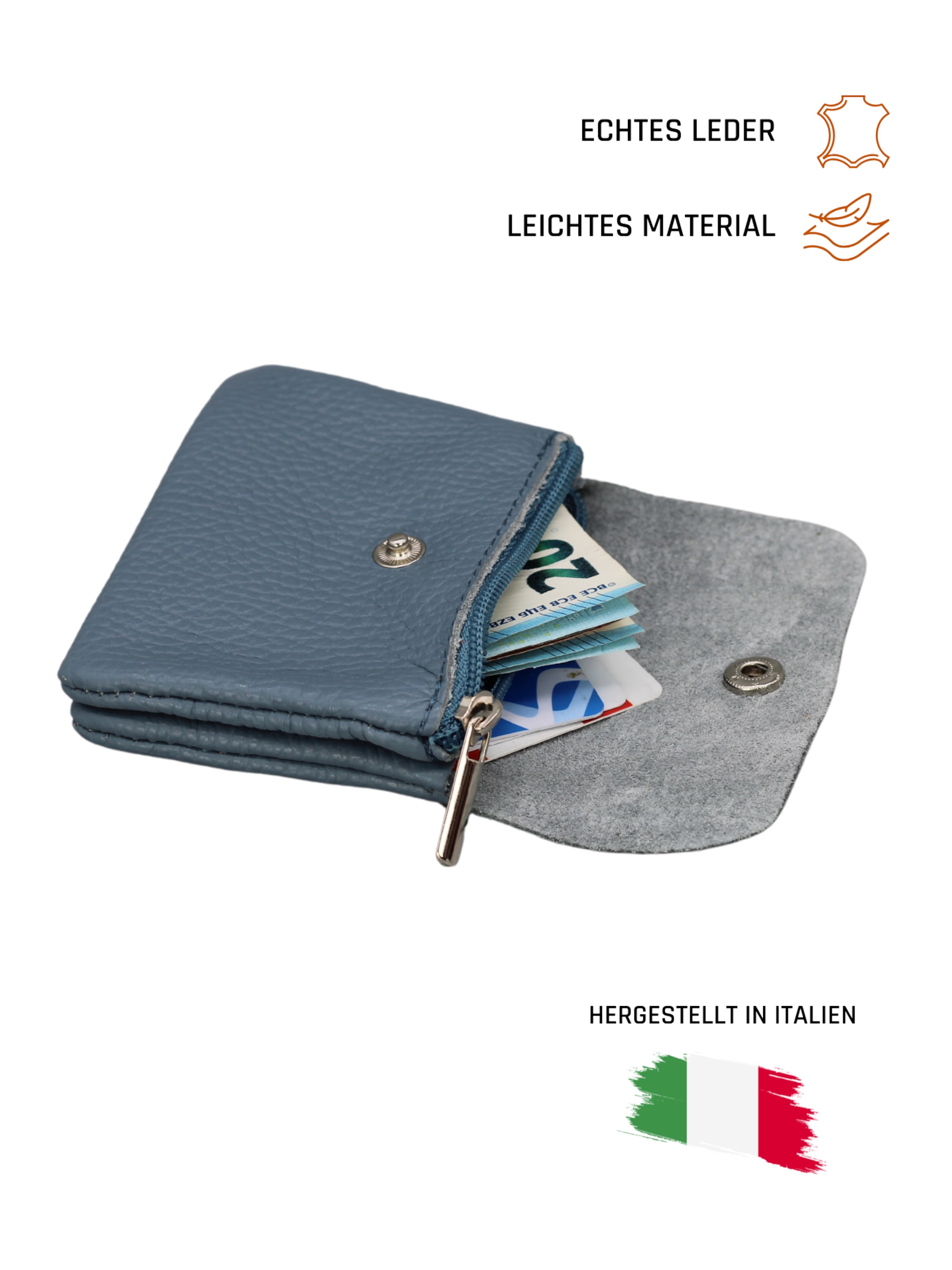 Adel Bags Wallet 'Mini' in Blue