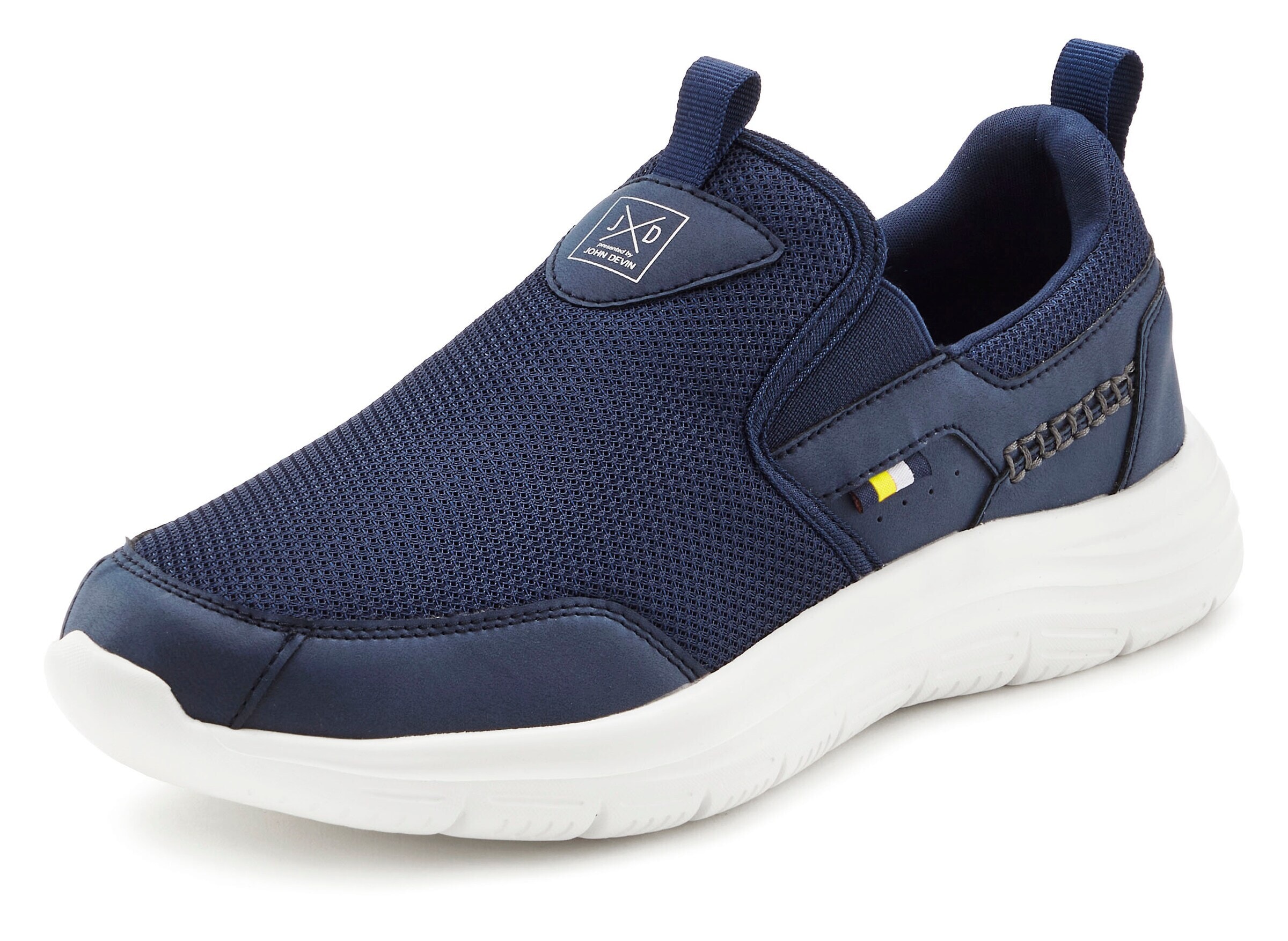 JOHN DEVIN Slip On in Blau: Vorderseite