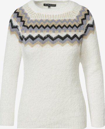 KOROSHI Sweater in White: front